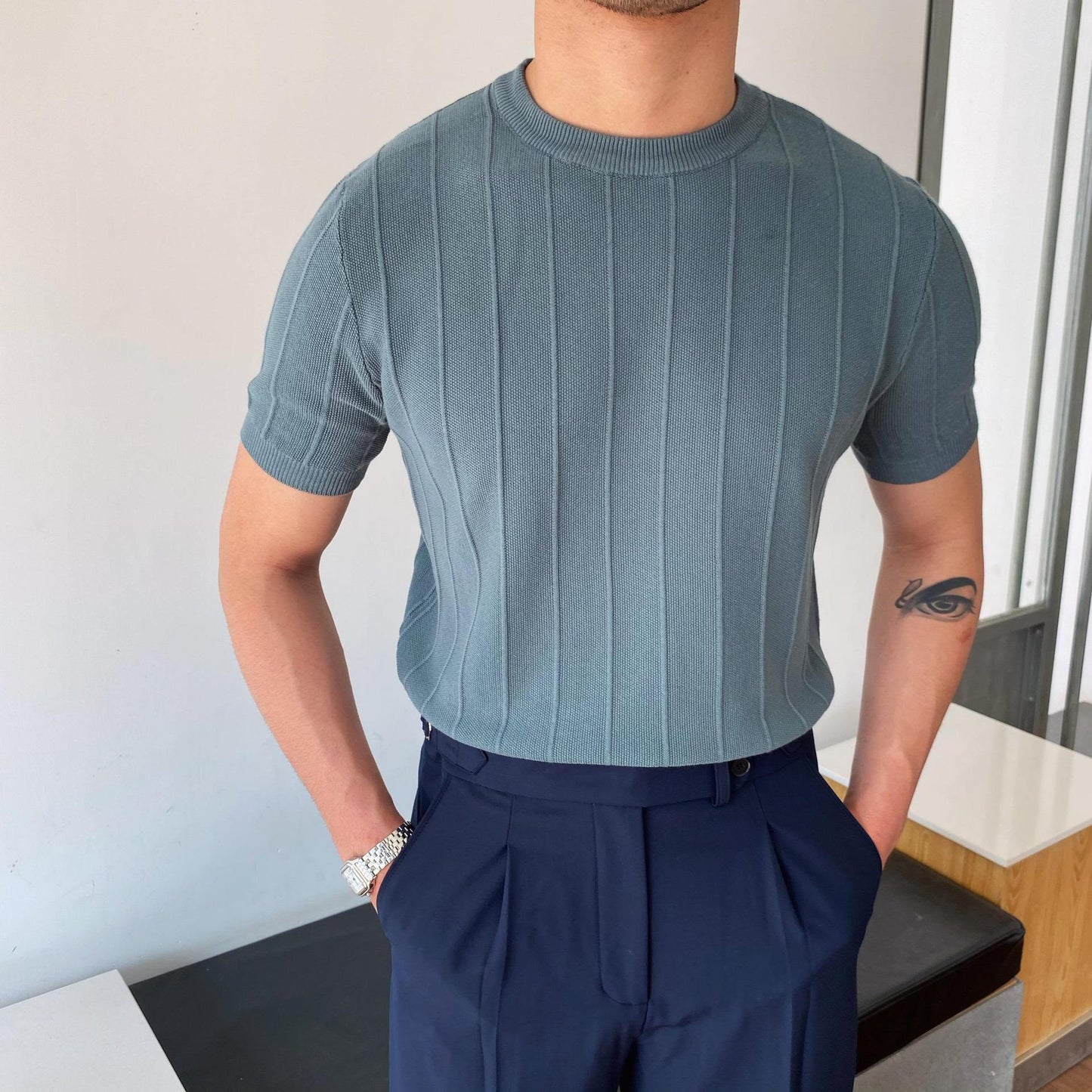 Luciano Ribbed Shirt