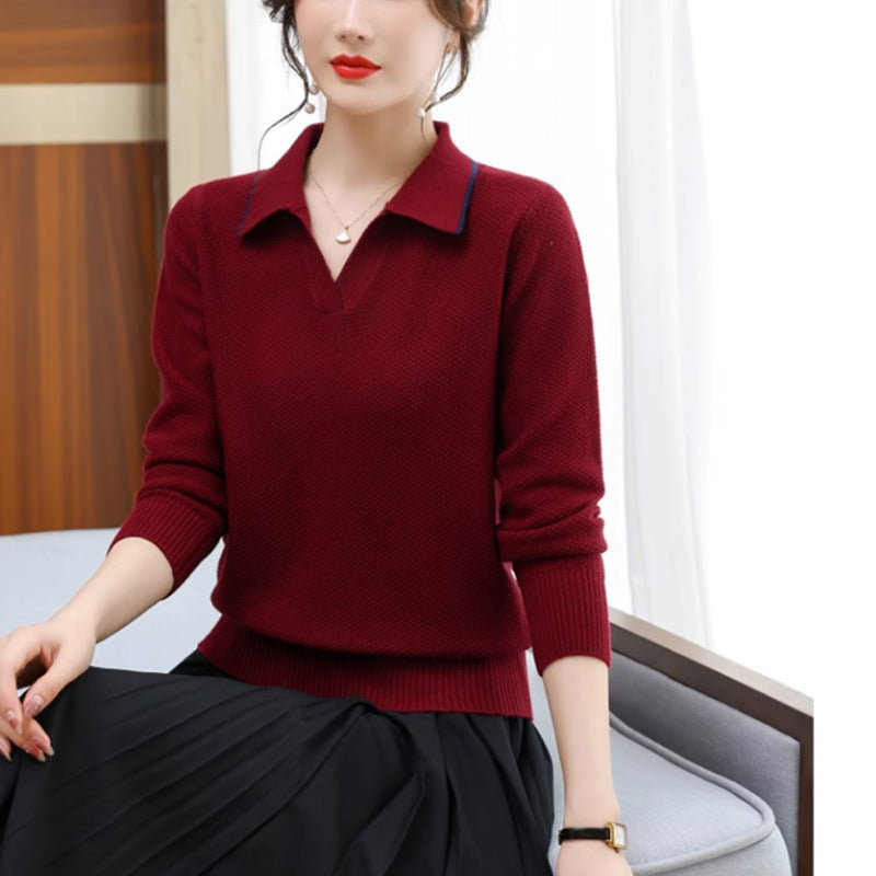 Collared Polo Sweater
