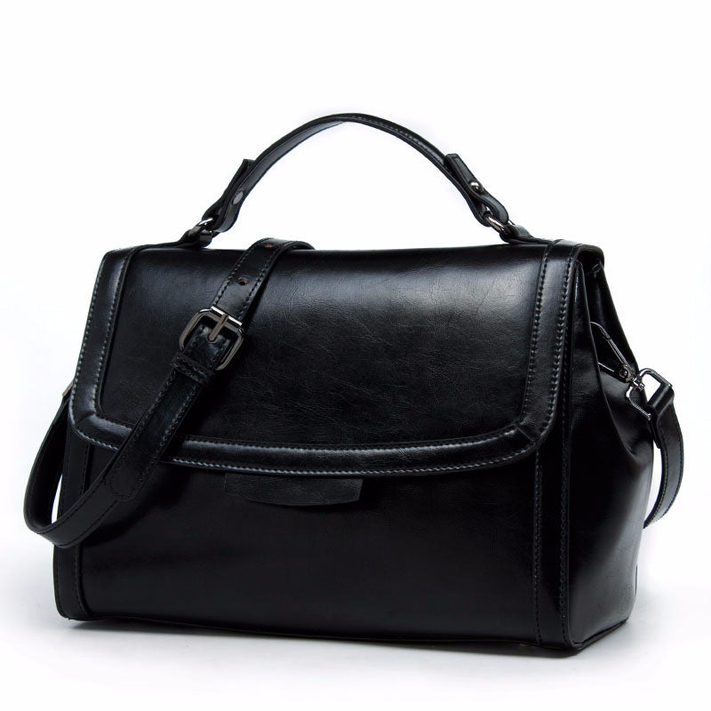 Esandro Vale™ - Old Fashioned Leather Shoulder Bag