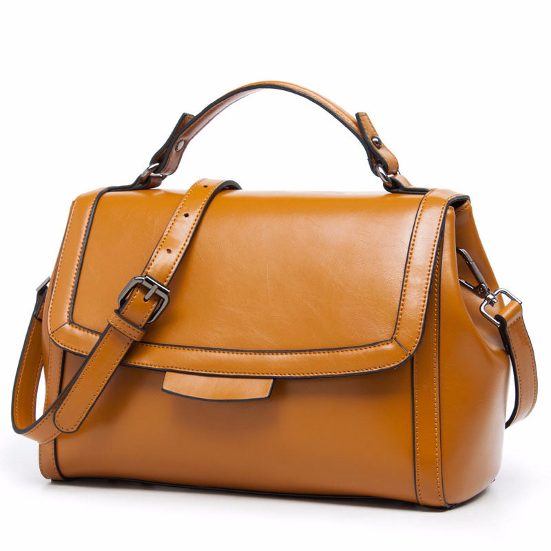 Esandro Vale™ - Old Fashioned Leather Shoulder Bag