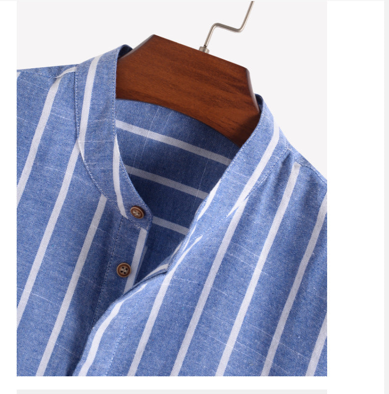 Esandro Vale™ - Striped Linen Shirt