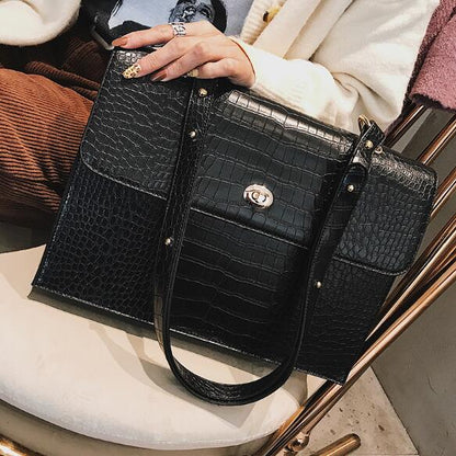 Scaled Leather Bag