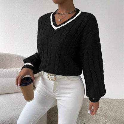 Cable Knit Pullover Sweater