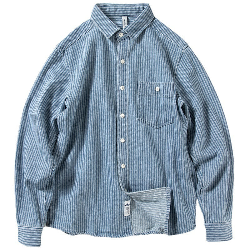 Esandro Vale™ - Striped Loose Button Up