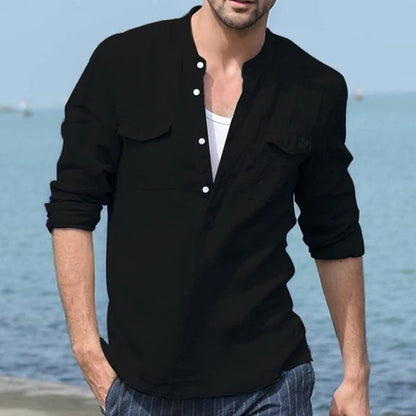 Esandro Vale™ - T-shirt à manches longues en coton