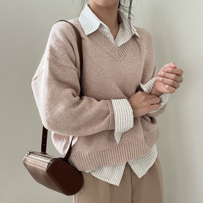 Women's V-Neck Sweater