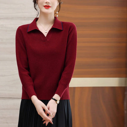 Collared Polo Sweater