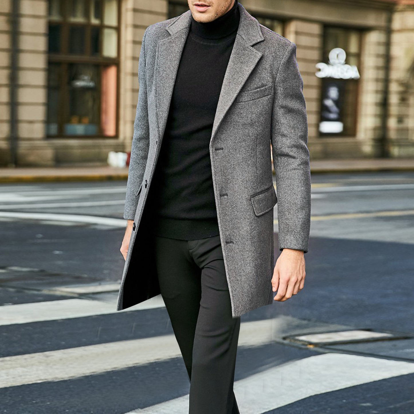 Woolen Trench Coat
