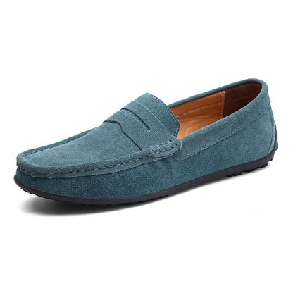 Suede Penny Loafers
