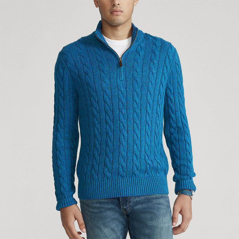 Esandro Vale™ - Cotton Zip Sweater