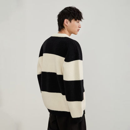 Esandro Vale™ - Pull rayé d'hiver