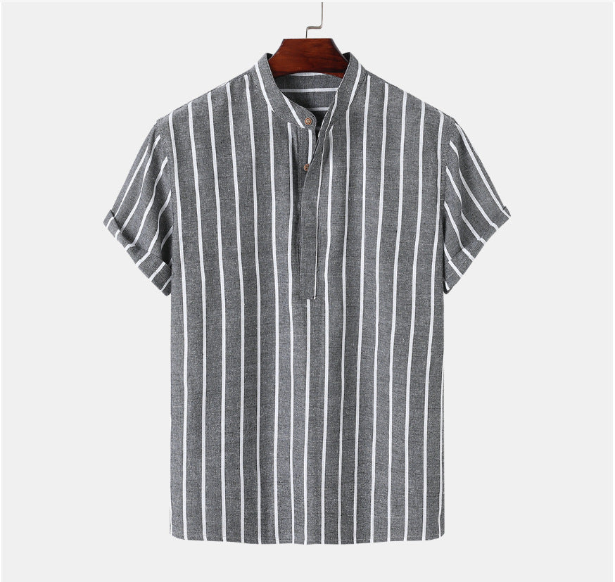 Esandro Vale™ - Striped Linen Shirt