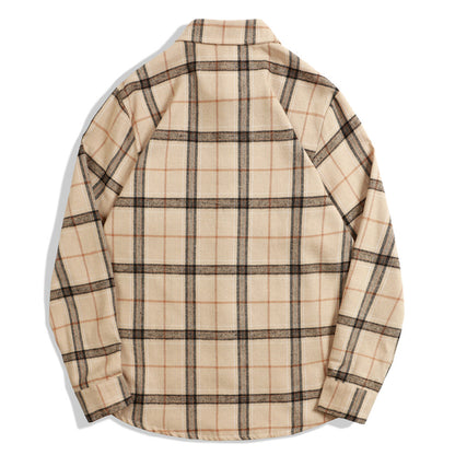 Esandro Vale™ - Klassisches kariertes Button-Up