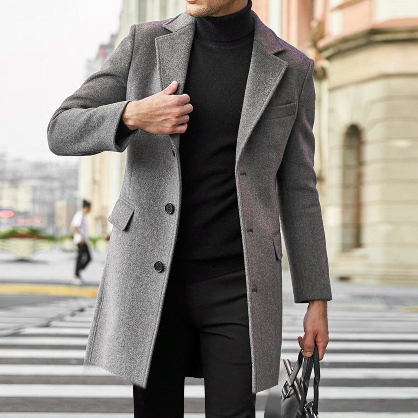 Esandro Vale™ - Woolen Trench Coat