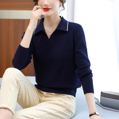 Collared Polo Sweater