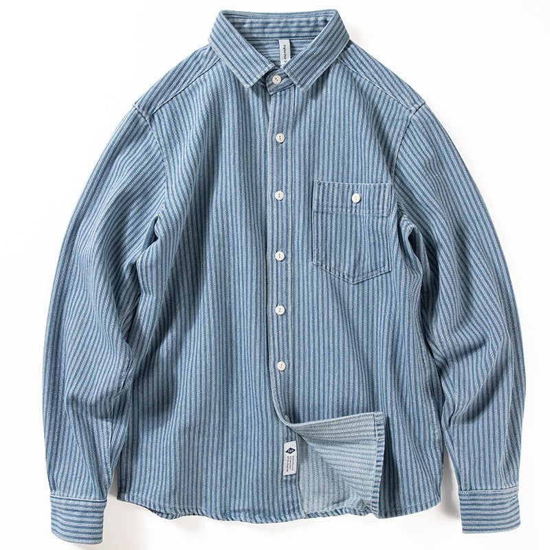 Esandro Vale™ - Striped Loose Button Up