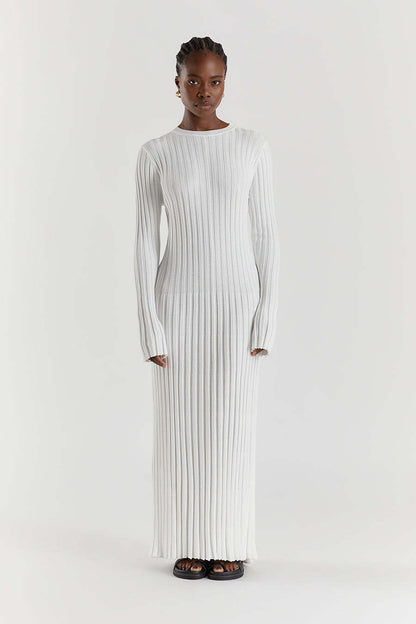 Long Pleated Dress