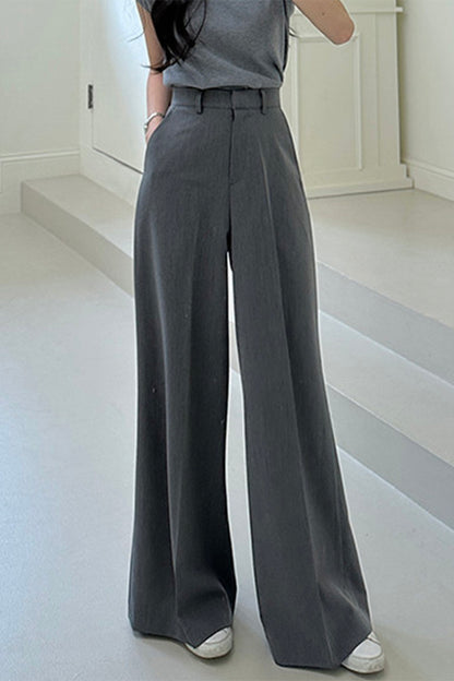 Esandro Vale™ – Hängende Hose mit weitem Bein für Damen