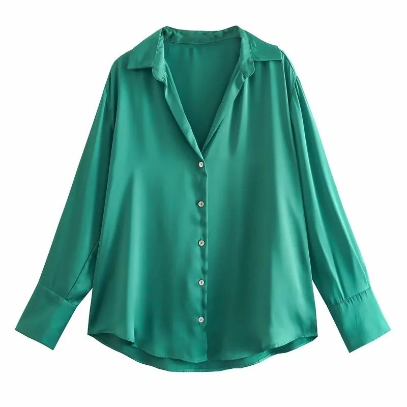 Women's Classic Silk Shirt
