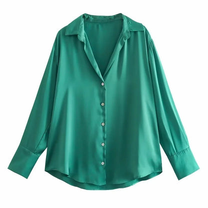 Women's Classic Silk Shirt