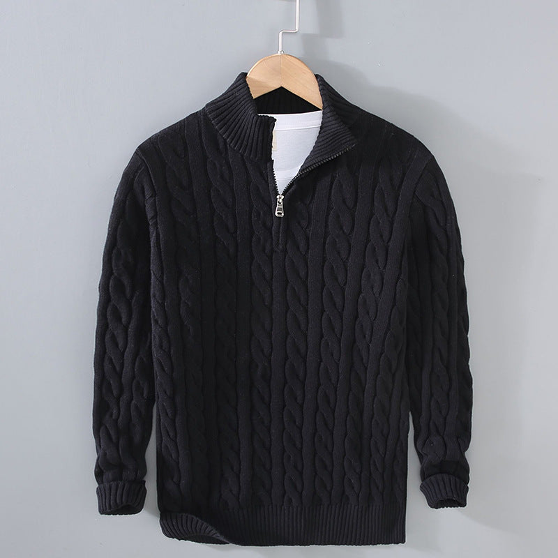 Esandro Vale™ - Cotton Zip Sweater