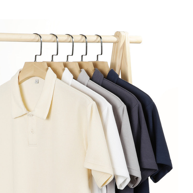 Breathable Lapel Polo Shirt