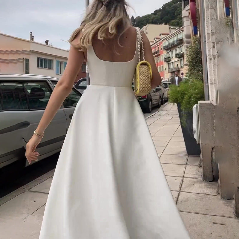 French Square Dress