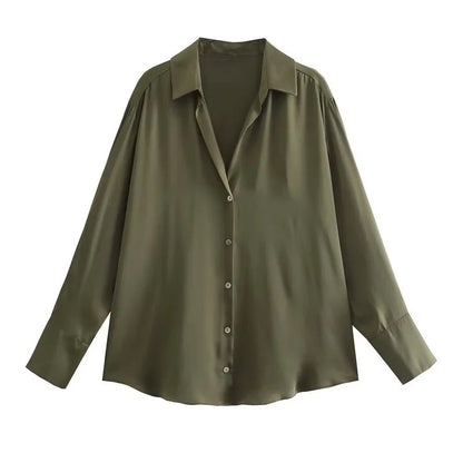 Women's Classic Silk Shirt