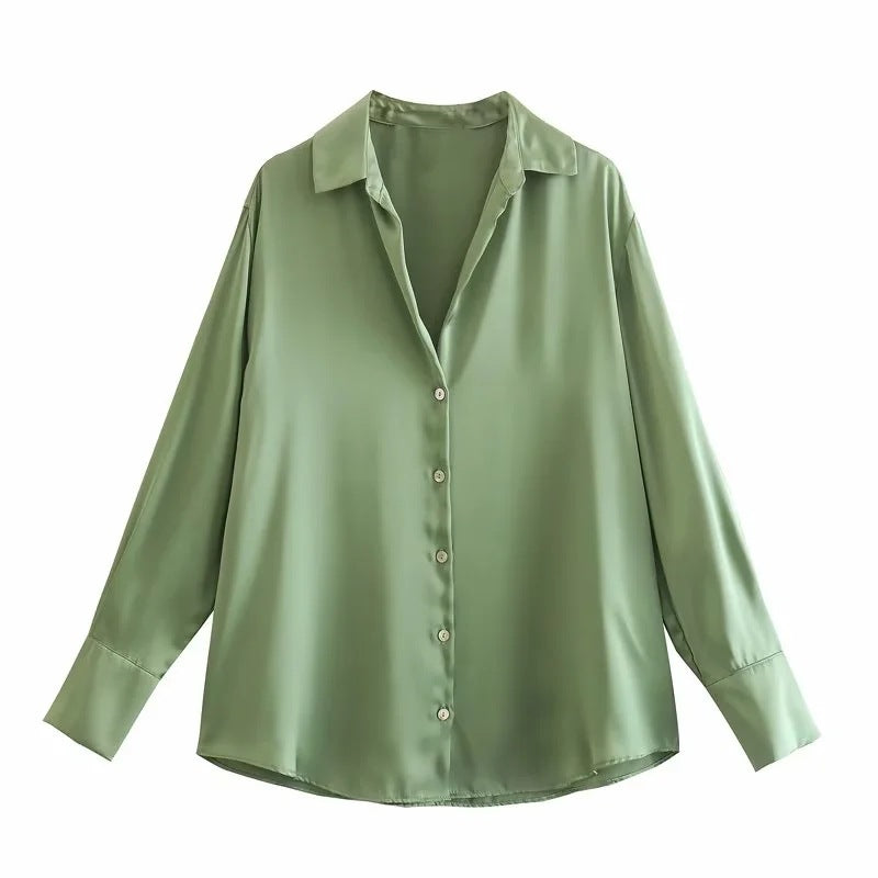 Women's Classic Silk Shirt