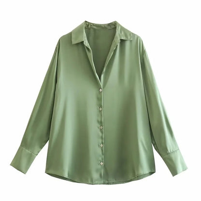 Women's Classic Silk Shirt