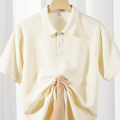 Breathable Lapel Polo Shirt