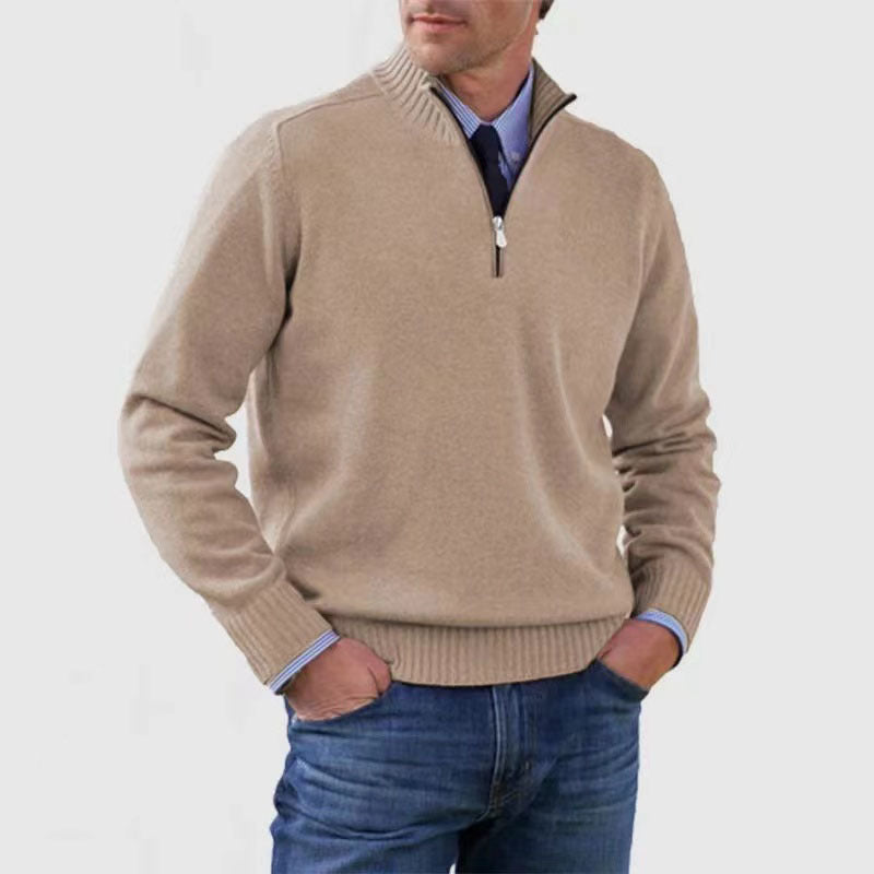 Esandro Vale™ - Casual Knitwear Zipper-Top Sweater