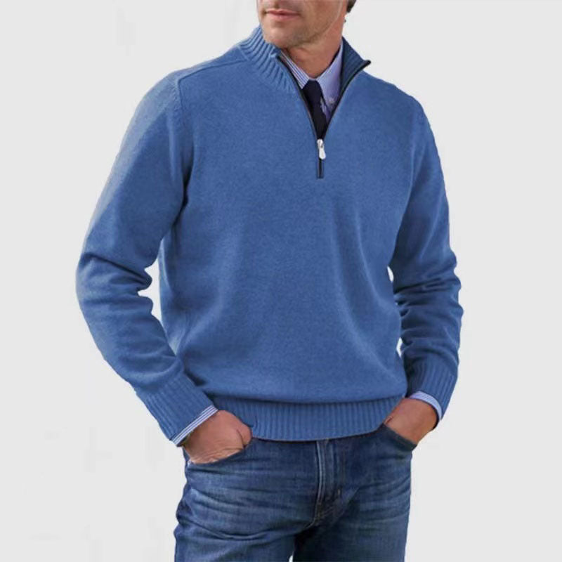 Esandro Vale™ - Casual Knitwear Zipper-Top Sweater