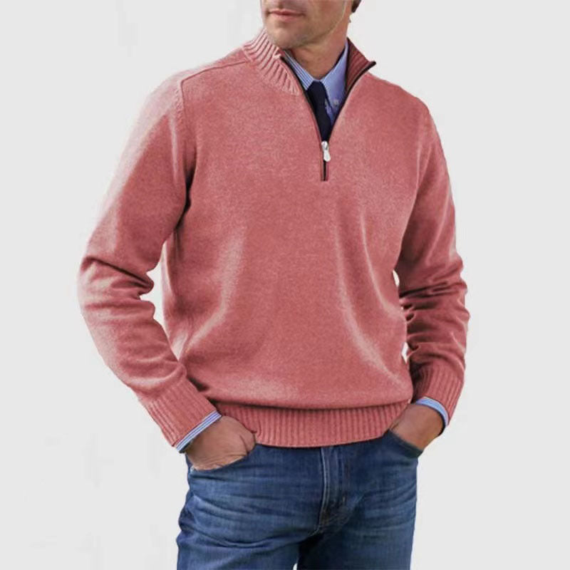 Esandro Vale™ - Casual Knitwear Zipper-Top Sweater