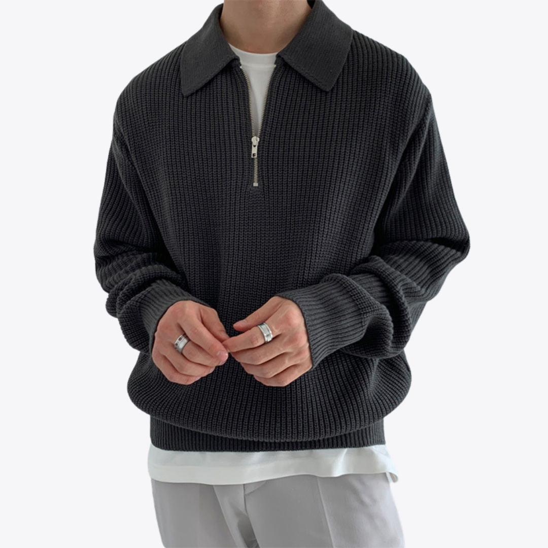 Esandro Vale™ - Quarter Zip Sweater