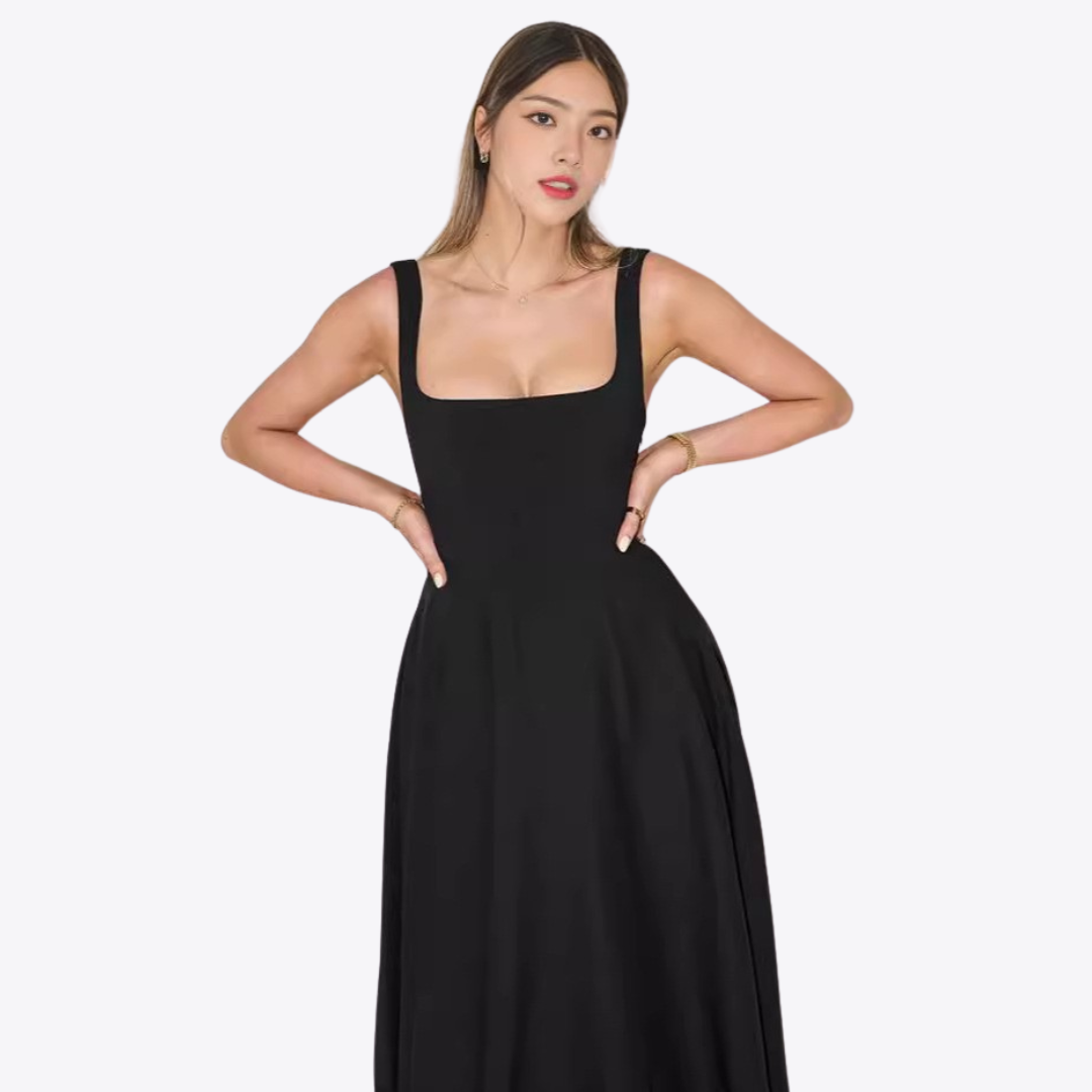 French Square Dress
