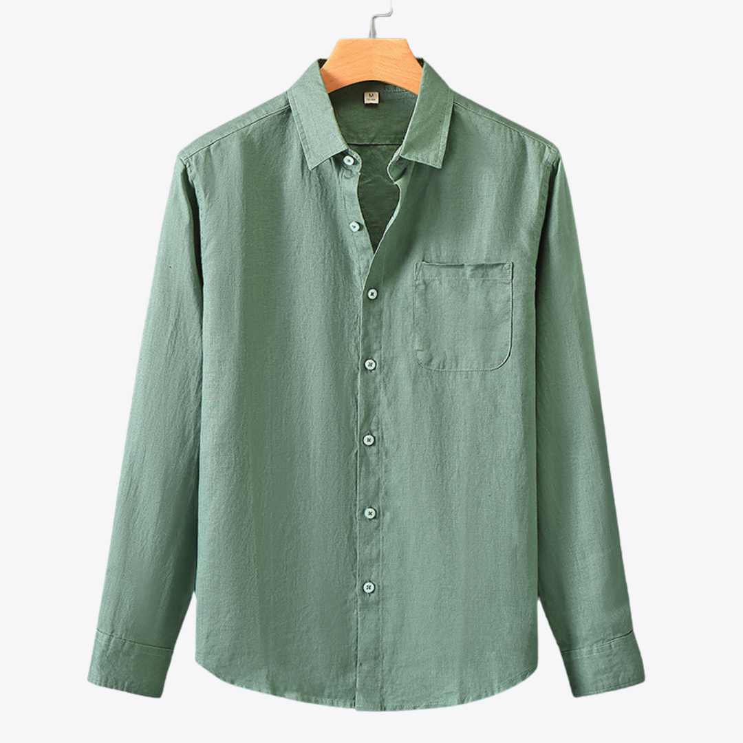 100% Linen Button Up