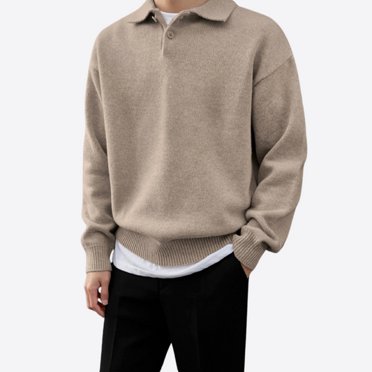 Woolen Quarter Button Up