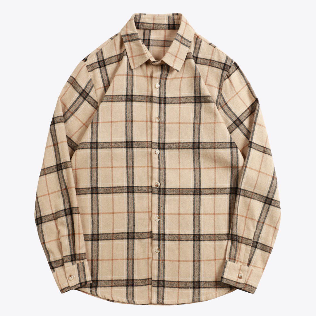 Esandro Vale™ - Classic Plaid Button-Up