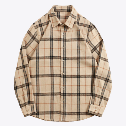 Esandro Vale™ - Klassisches kariertes Button-Up
