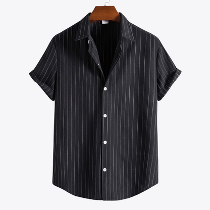 Esandro Vale™ - T-shirt décontracté à manches courtes et à rayures