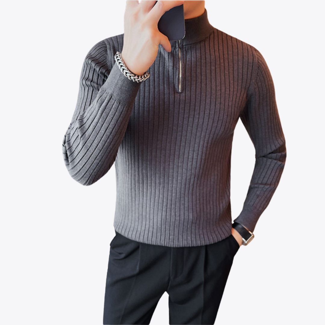 Esandro Vale™ - Knitted Collar Sweater