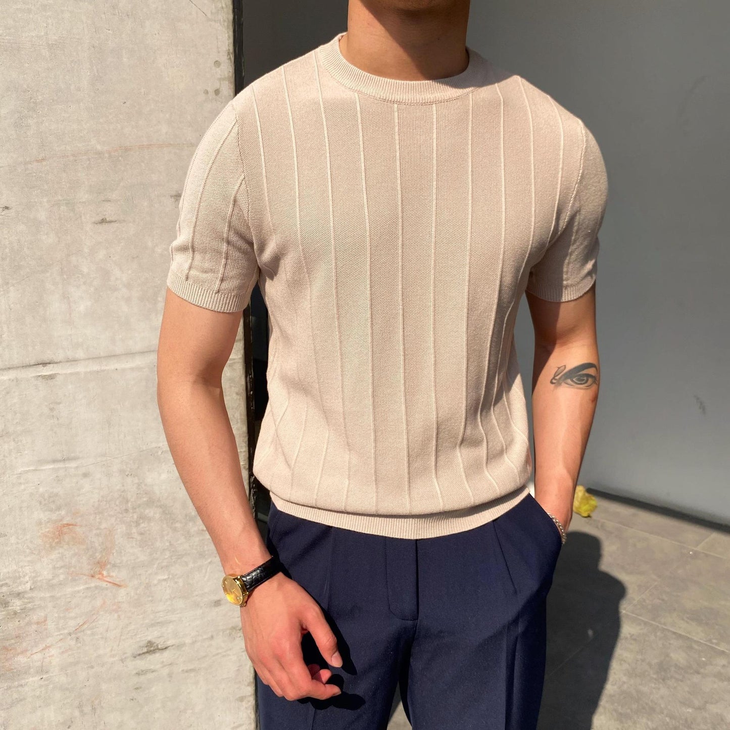 Luciano Ribbed Shirt