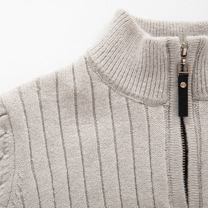 Esandro Vale™ - Pull décontracté à fermeture éclair