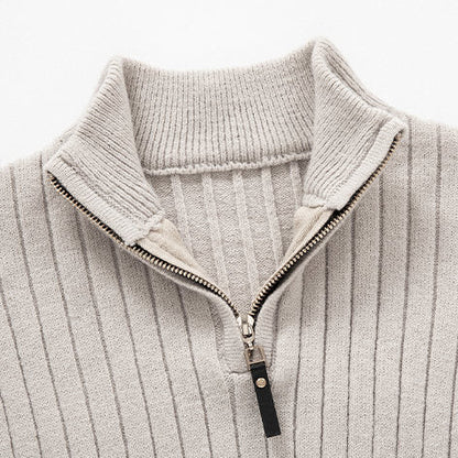Esandro Vale™ - Pull décontracté à fermeture éclair