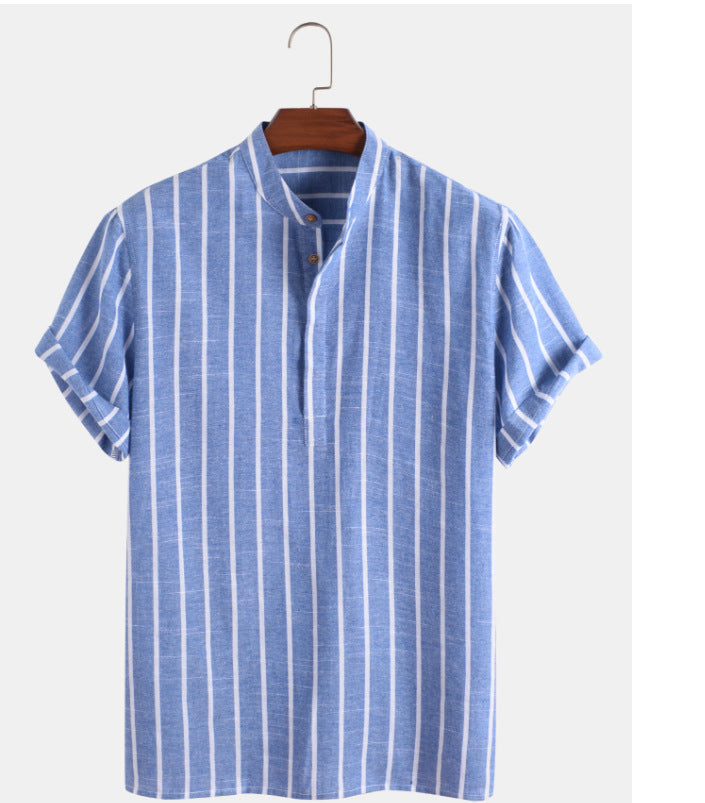 Esandro Vale™ - Striped Linen Shirt