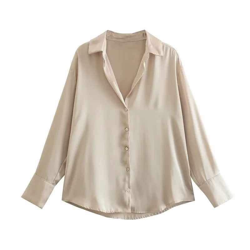 Women's Classic Silk Shirt
