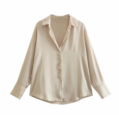 Women's Classic Silk Shirt