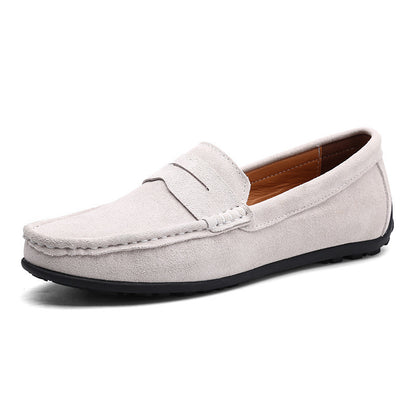 Suede Penny Loafers
