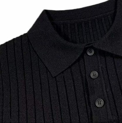 Esandro Vale™ - Pull polo à revers d'automne